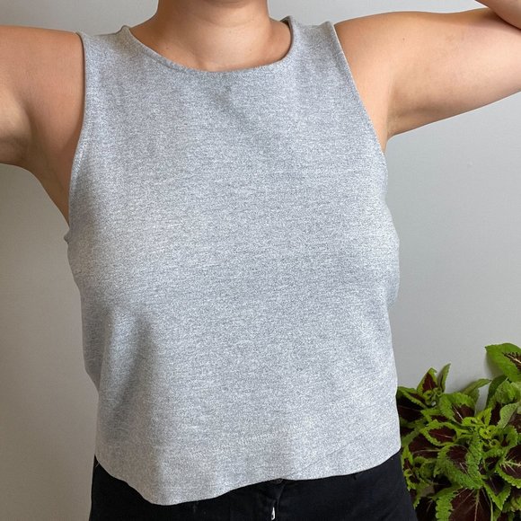 Banana Republic Sleeveless Crossover Crop Top -S- - Picture 4 of 6
